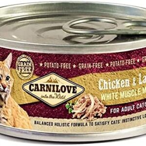Carnilove Chicken & Lamb for Adult Cats (Wet Food Cans) 100g