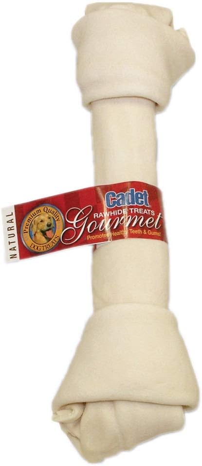 1756728995941149940.jpg Cadet 10-11" Beef Hide (Rawhide) Knotted Bone Dog Treats & Chews - Image 1