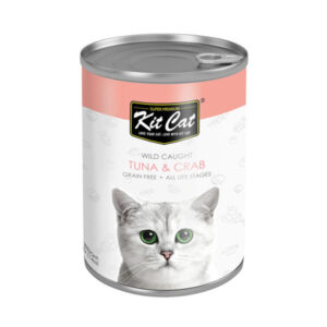 Kit Cat Wild Caught Tuna With  Canned Cat Food 400G - Tuna With Crab