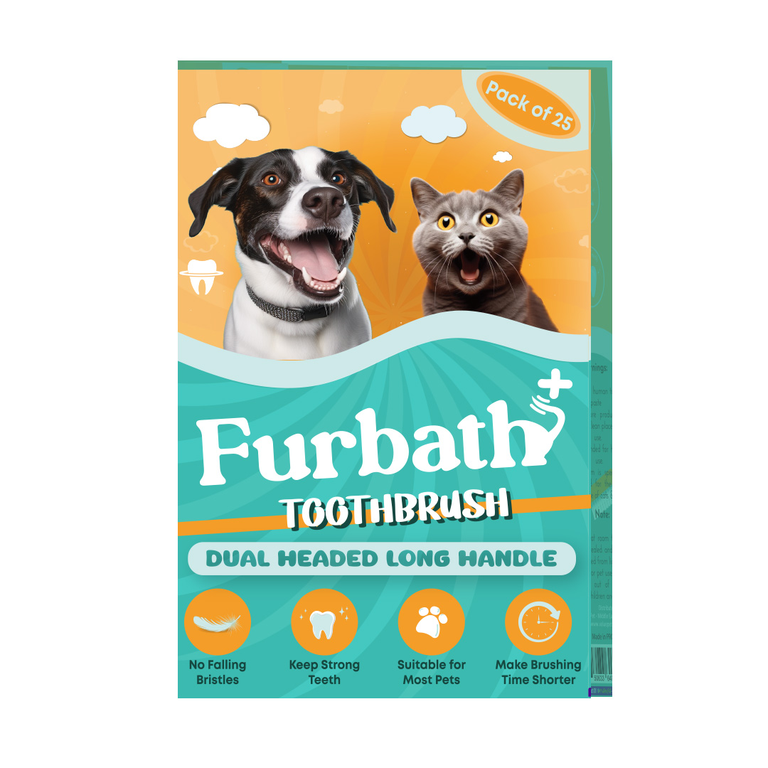 240903-172000.png Furbath Disposable Tooth Brush Multicolours - 22 x 1.8cm, 25pcs - Image 1