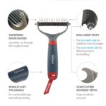 Dual Head Dematting Comb 11 Teeth for Dogs & Cats - Image 4
