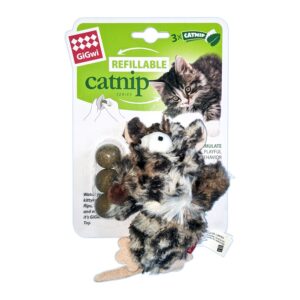 Rabbit, Strange Mouse Refillable Catnip with 3 catnip balls - Strange Mouse