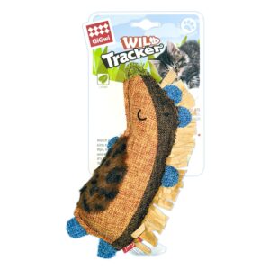 Wild Tracker Fish, Hedgehog, Chicken with Raffia Ribbon - Hedgehog