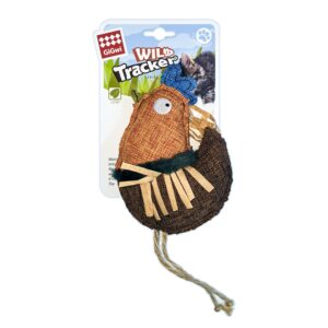 Wild Tracker Fish, Hedgehog, Chicken with Raffia Ribbon - Chicken