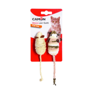 Camon Mice  Fabric & Sisal (2P)