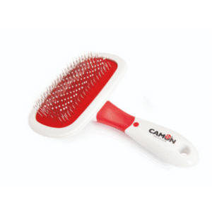 Camon Slicker Brush with Stainless Steel Plastic Coated Pins