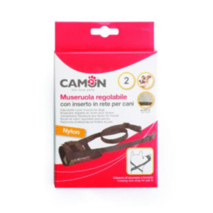 Camon Adjustable Nylon Dog Muzzle with Mesh