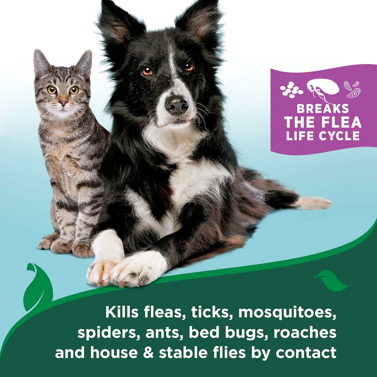 Flea-and-Tick-Cat-Easy-Spray-5 Vet’s Best Flea and Tick Cat Easy Spray – Cotton Spice Scent, 14 oz. - Image 1
