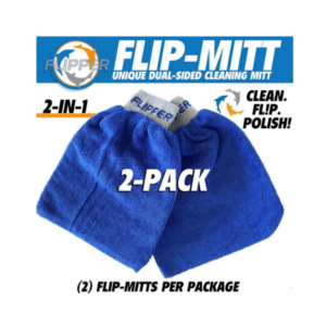 Flipper 2 In 1 Microfiber Aquarium Cleaning Mitt ? 2 pack