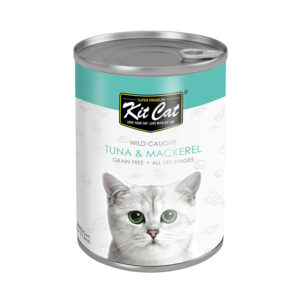 Kit Cat Wild Caught Tuna With  Canned Cat Food 400G - Tuna with Mackerel
