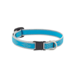 Reflective Safety Cat Collar - Blue Diamond Without Bell