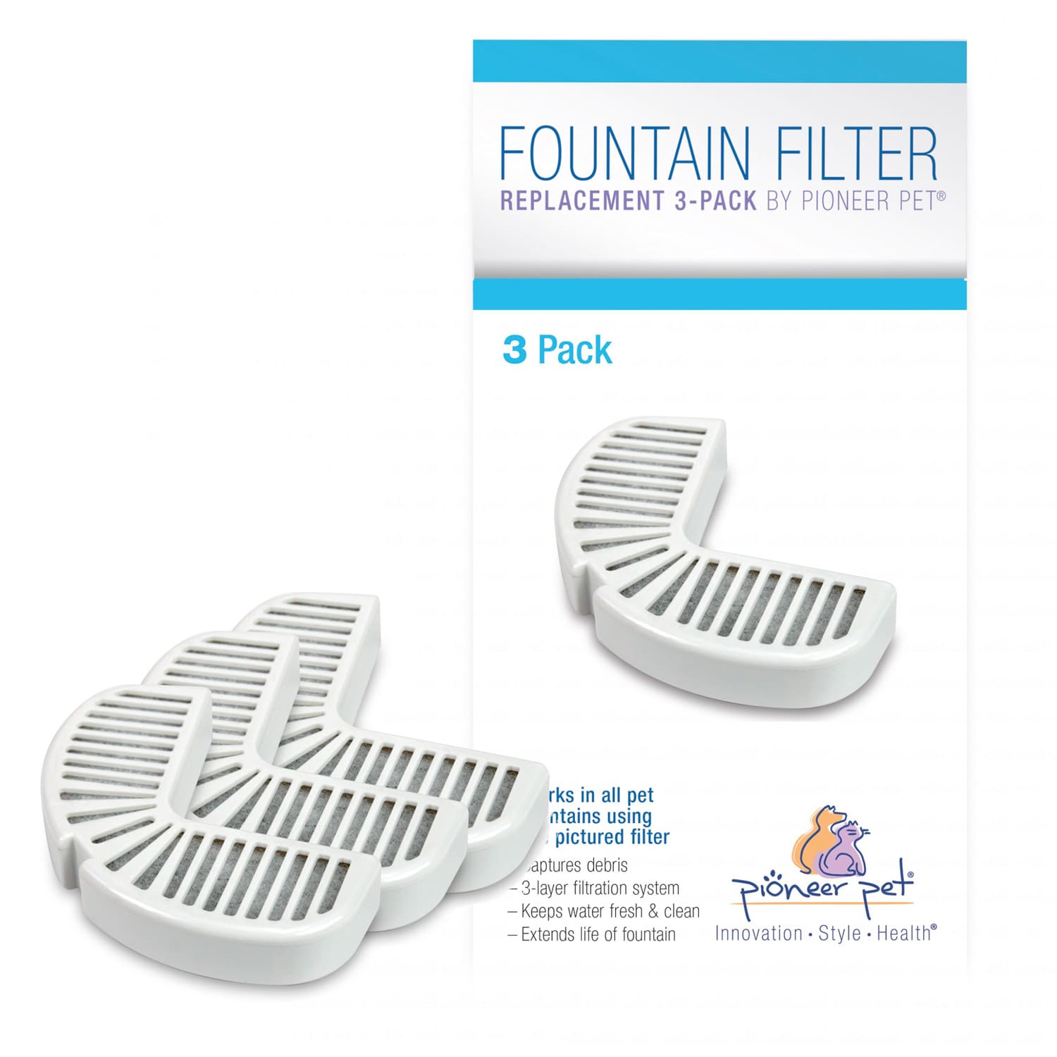 Replacement-filter-1 Fountain Replacement Filters 3-Pack - Image 1