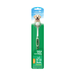 Tropiclean-42-300x300-1.png Tropiclean Triple Flex Toothbrush For Dogs - Image 1