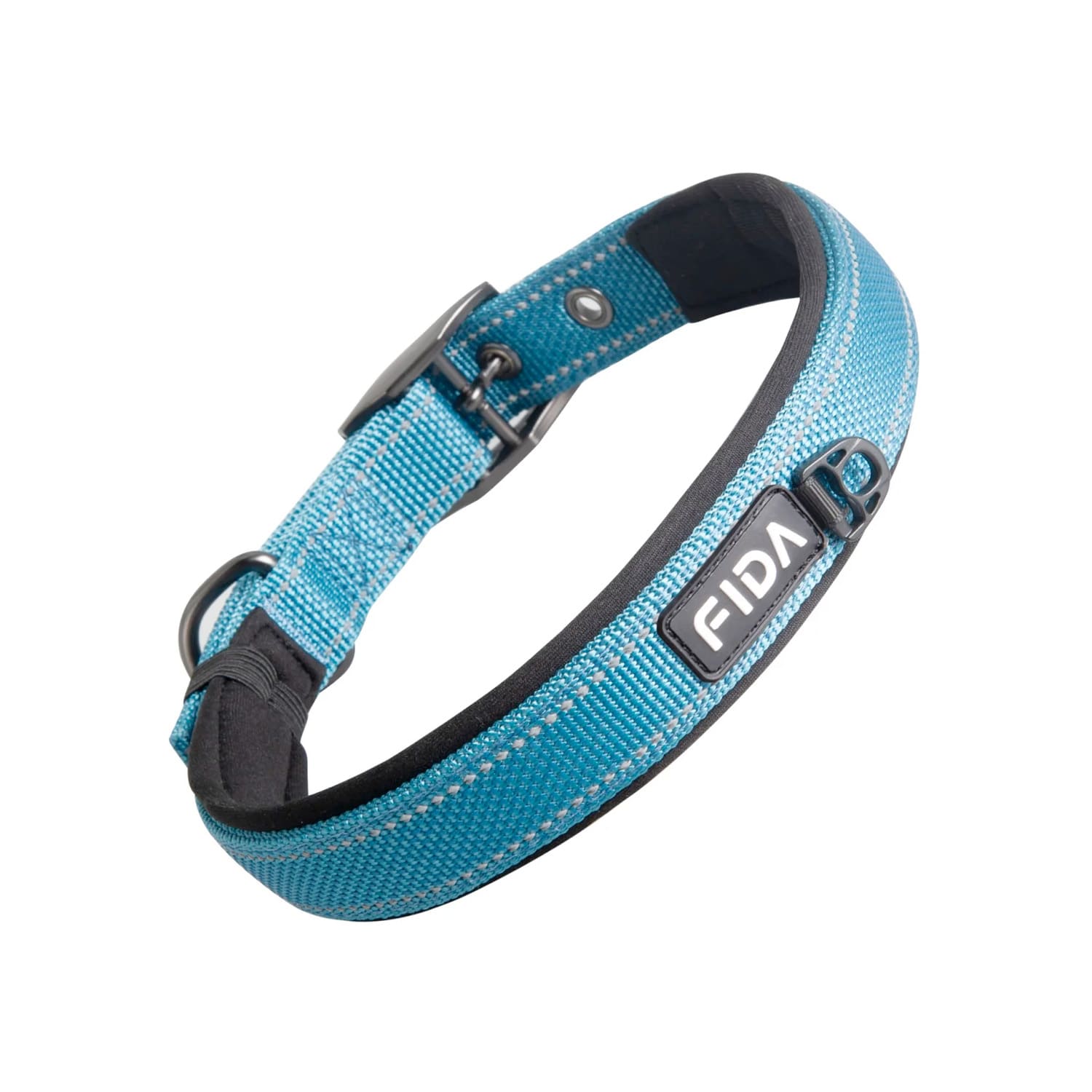 fida-collar-blue Fida Heavy Duty Dog Collar - X-Large, Blue - Image 1