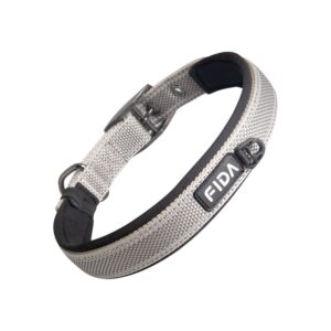 Fida Heavy Duty Dog Collar - X-Large, Grey