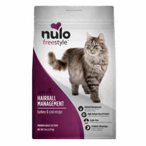 Nulo FreeStyle Adult Cat Hairball Management Turkey & Cod 5LB Bag