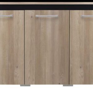Aqua One AquaVogue Cabinet 245 120wx45dx55cm Nash Oak With Black NEW STYLE) -CABINET ONLY