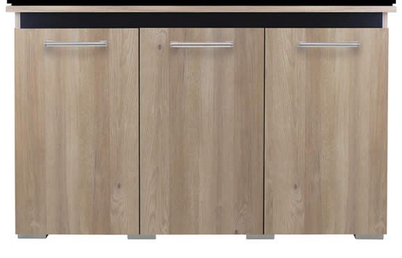 main-104.jpg Aqua One AquaVogue Cabinet 245 120wx45dx55cm Nash Oak With Black NEW STYLE) -CABINET ONLY - Image 1