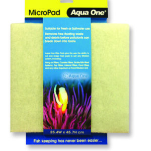 Aqua One Micro Pad - Self Cut Filter Pad 25.4 W X 45.7cm L