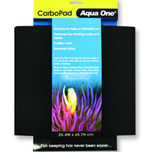 Aqua One Carbo Pad - Self Cut Filter Pad 25.4 W X 45.7cm L