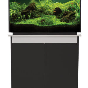 Aqua One Styleline 93cm Black & Moon Grey Cabinet Only (horizon 130) 92x36x78cm