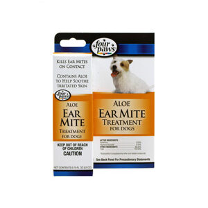 Four Paws Ear Mite Remedy for Dogs .75oz