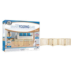 Four Paws Free Standing Walk Over Wood Gate