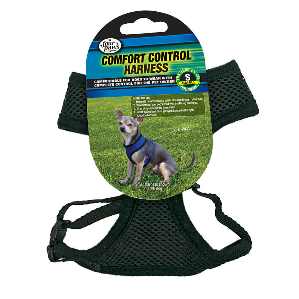 main-253.jpg Four Paws Comfort Control Harness SM Black - Image 1