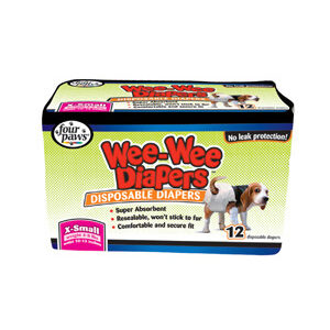 Four Paws Wee-Wee Dog Diapers XS