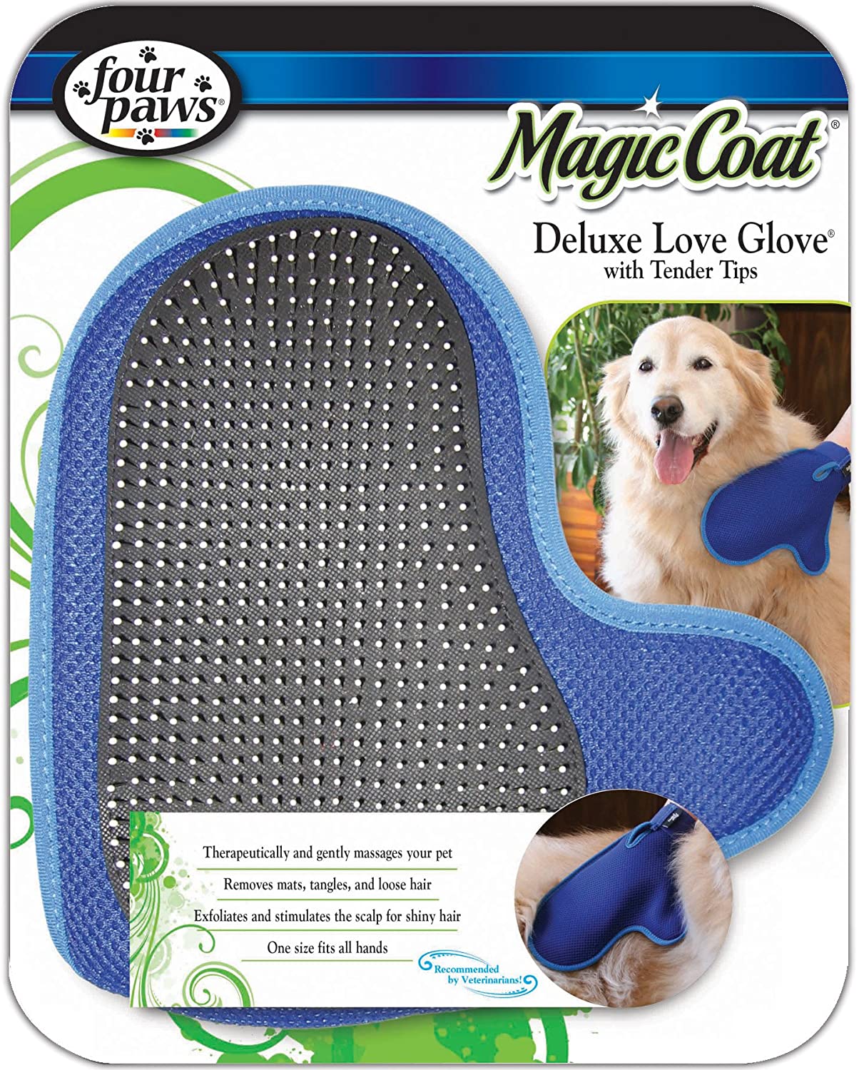 main-278.jpg Four Paws Magic Coat Professional Series Love Glove Deluxe Tender Tip One Size - Image 1