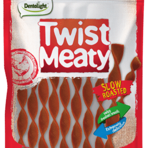 Dentalight 5" Twist Meaty chicken flavour 100g/bag