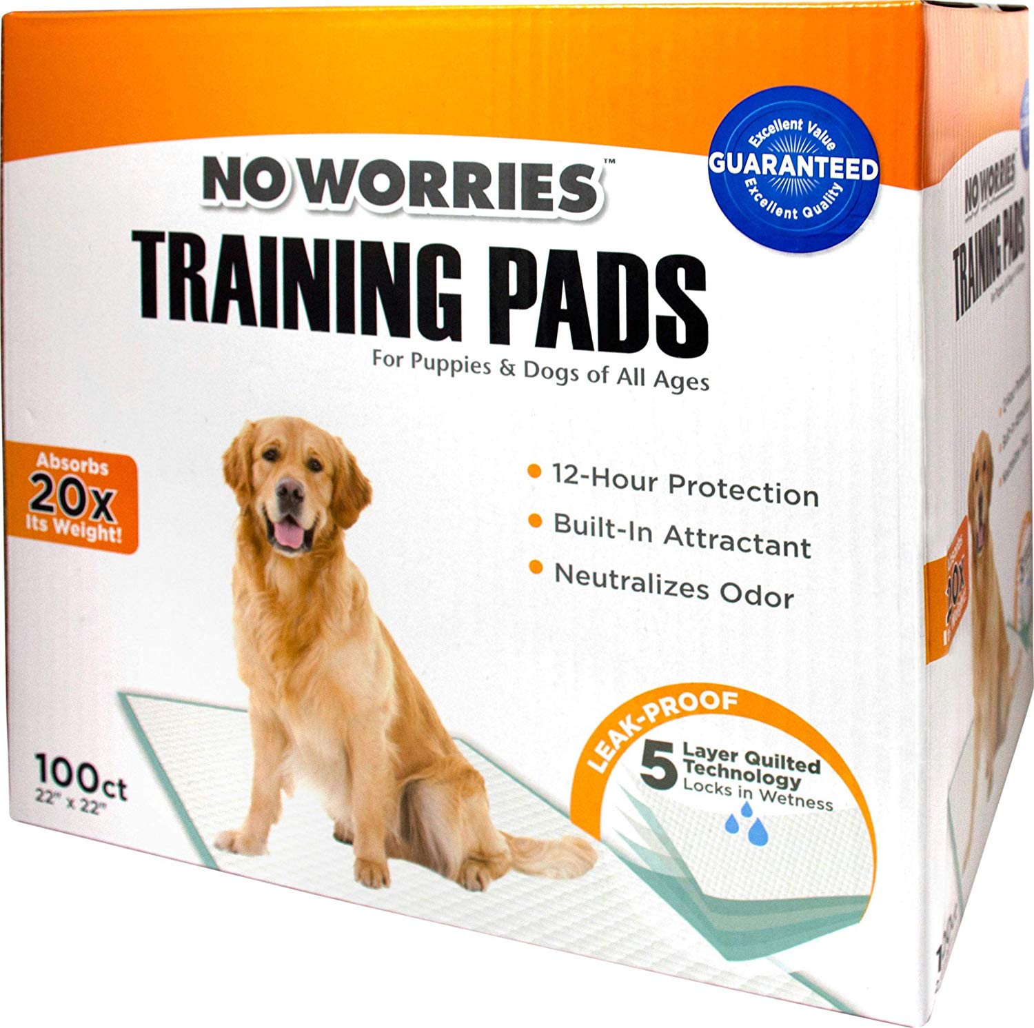 main-281.jpg FOUR PAWS NO WORRIES 22X22 INC PADS 1/100CT BOX puppy pads - Image 1