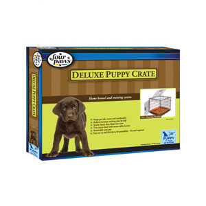 Four Paws K-9 Keeper Puppy Crate, Front Top Door 24L X 18W X 21H Inches