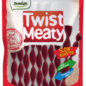 Dentalight 5" Twist Meaty beef flavour 100g/bag