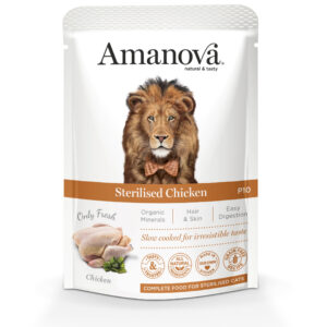 Amanova Wet Cat Sterilized Chicken - 85g