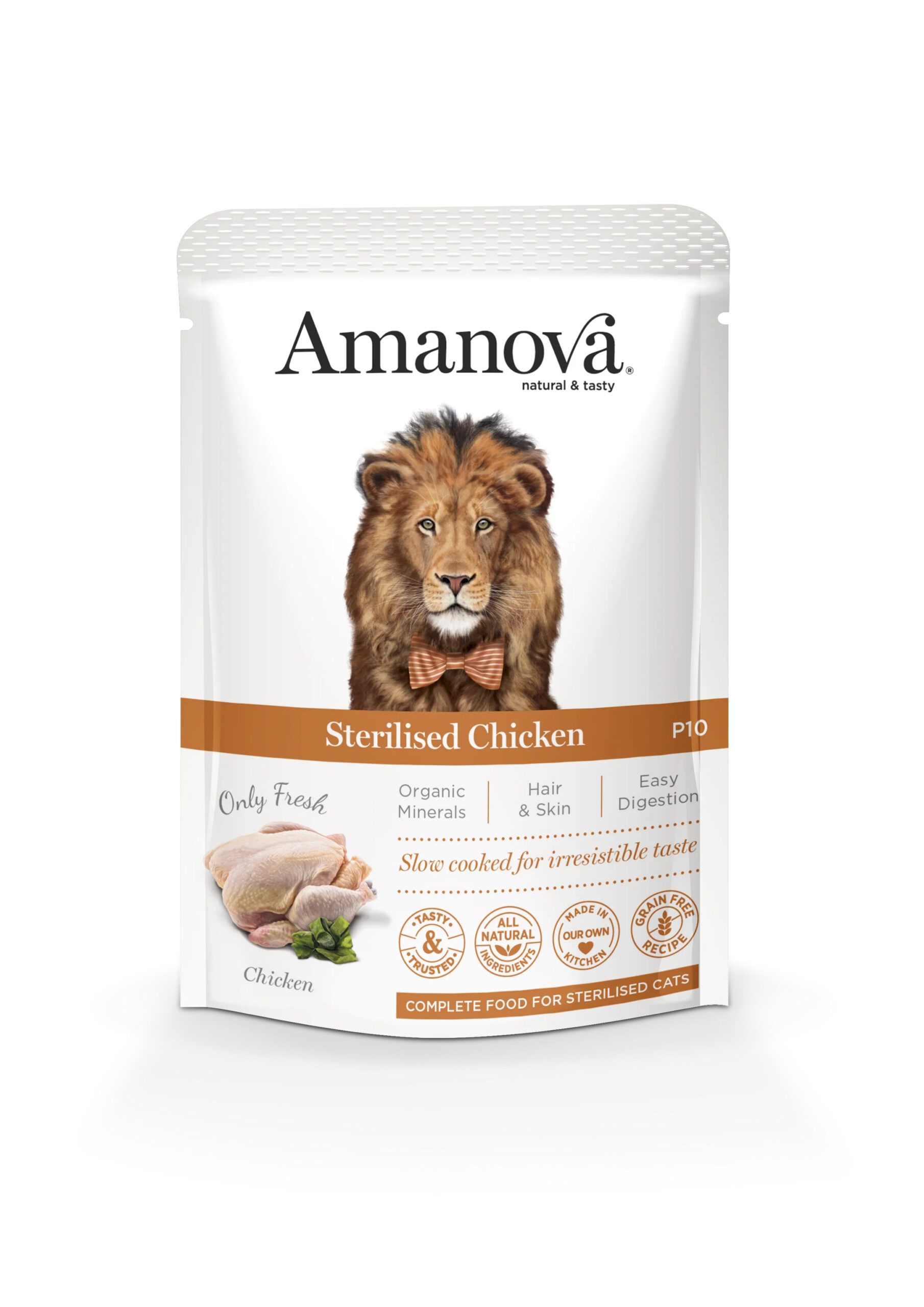 main-3.jpg Amanova Wet Cat Sterilized Chicken - 85g - Image 1