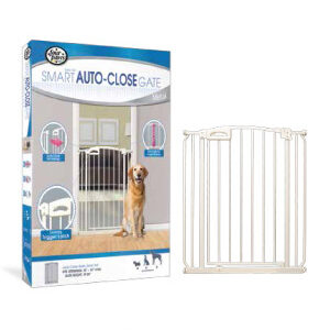 Four Paws Auto Closing Gate, Extra Tall 30-34 andW x 39.25 and H