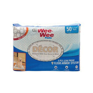Four Paws Wee- Wee Pads Decor Tile 50 count 22 and x 23 and