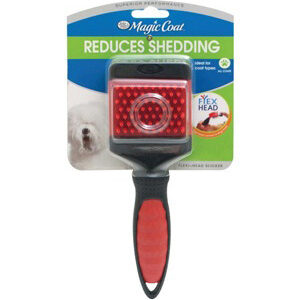 Four Paws Magic Coat Flexihead Slicker with Curry Brush