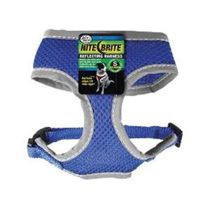 Four Paws Reflective Safety Comfort Harness L Blue