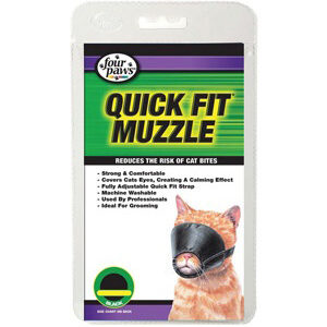 Four Paws Quick Fit Cat Muzzle Small