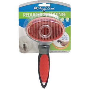 Four Paws Magic Coat Self Cleaning Slicker Dog