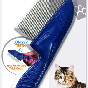 Four Paws Long Tooth Flea Comb - Cat One Size