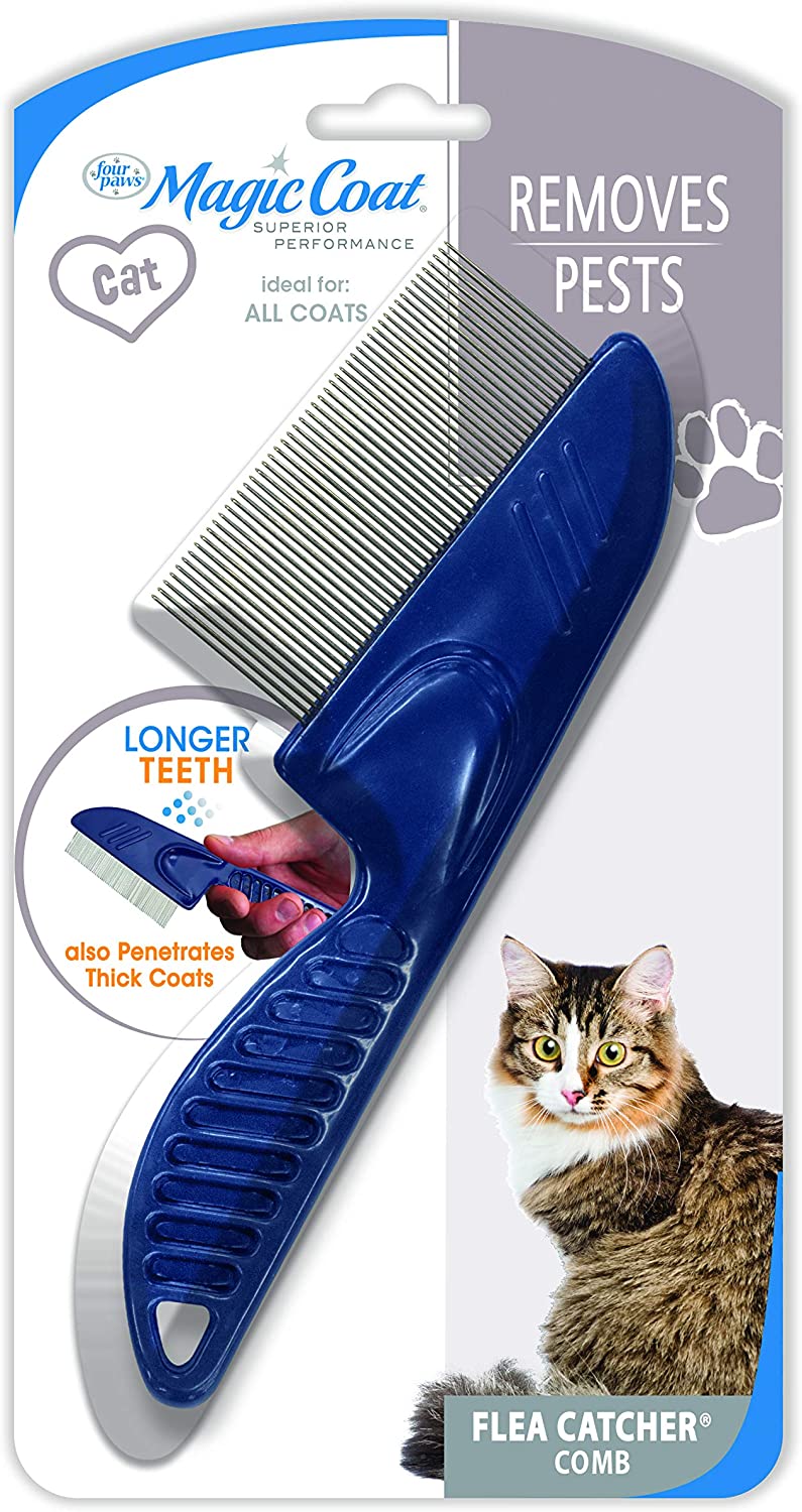 main-350.jpg Four Paws Long Tooth Flea Comb - Cat One Size - Image 1