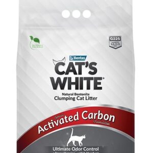 Cats White Activated Carbon Bentonite Cat Litter 10L