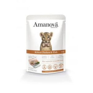 Amanova Wet Kitten Chicken & Fish - 85g