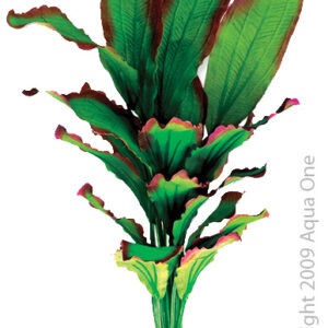 Aqua One Silk Plant-Amazon Red/Green 40cm