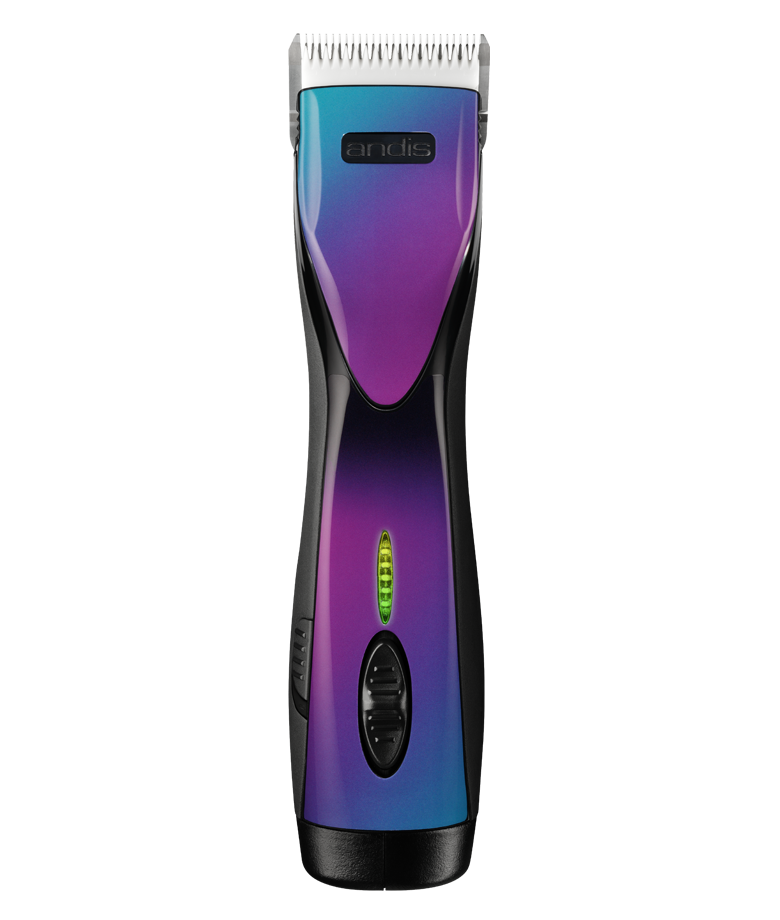 main-9.png Andis DBLC-2 Pulse ZR II 5-Speed, Detachable Blade Clipper, Cordless, Lithium Ion Battery - Purple Galaxy (Includes extra battery) - Image 1