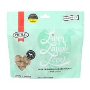 Primal Liver, Laugh, Love  Simply Chicken Freeze-Dried Treat 1.5oz