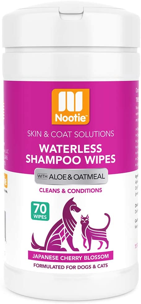 1-1.jpg Nootie Waterless Shampoo Wipes – Japanese Cherry Blossom 70 count - Image 1